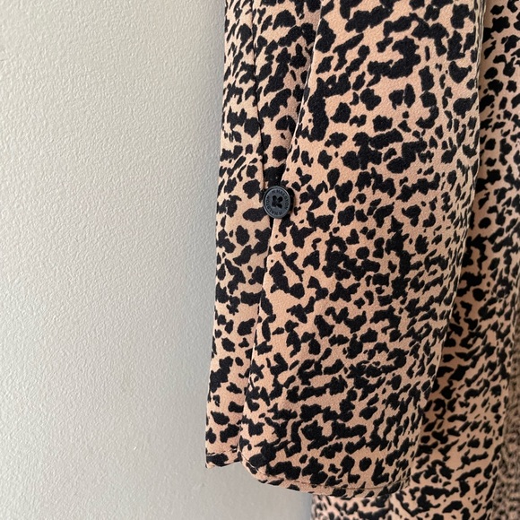 Halston leopard print dress. NWOT. - Picture 4 of 4